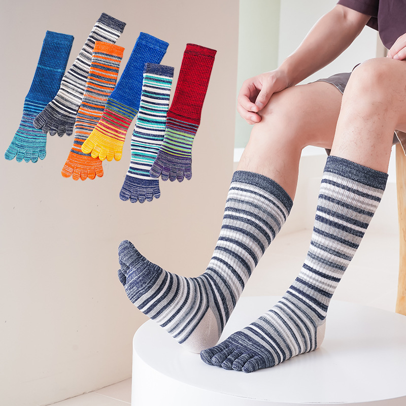 Toe Sock Split - 5 Pairs Autumn Winter Thickened Sports