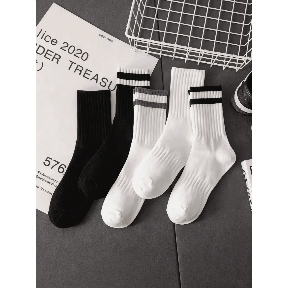 5-Pack Men's Striped Crew Sock – Cotton Crew Sock Pack Bewertung und Preis