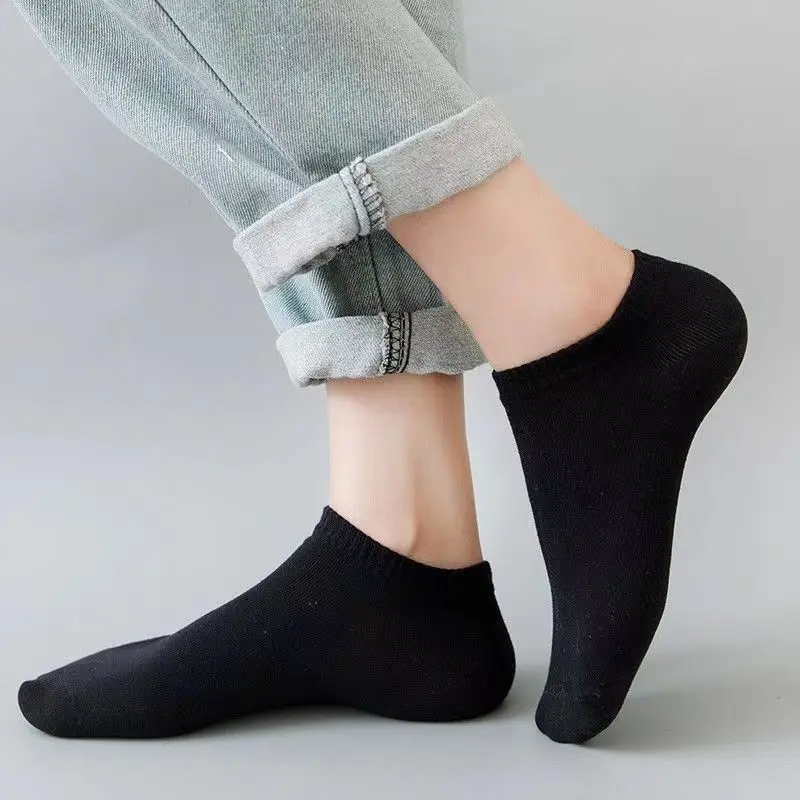5 Pairs Unisex Casual Plain Co – No Show Sock Women Bewertung und Preis