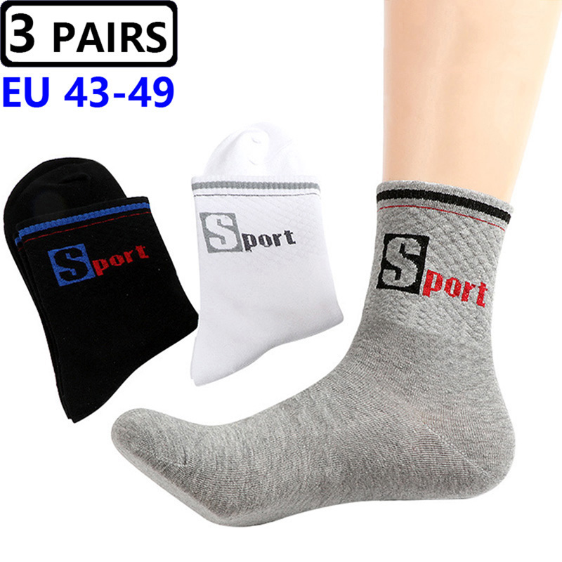 3 Pairs/Pack Big Large Socks E – Cotton Crew Sock Pack Bewertung und Preis