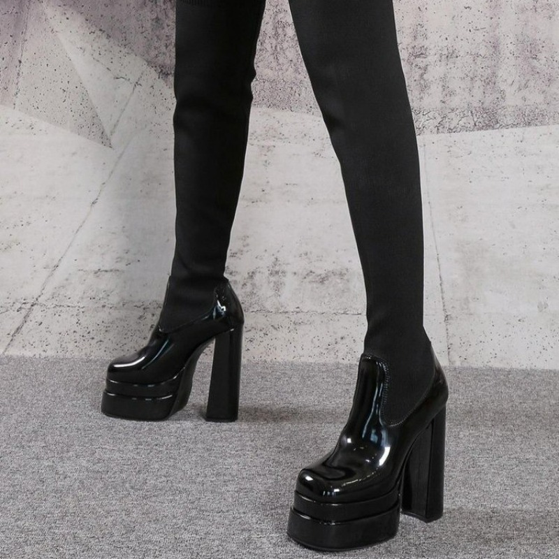 Women Boots Platform Over The  – Knee High Sock Women Bewertung und Preis