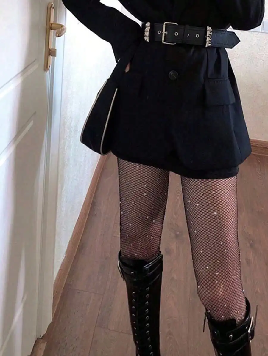 Women's Sheer Rhinestone Fishn – Tights Pantyhose Sheer Bewertung und Preis