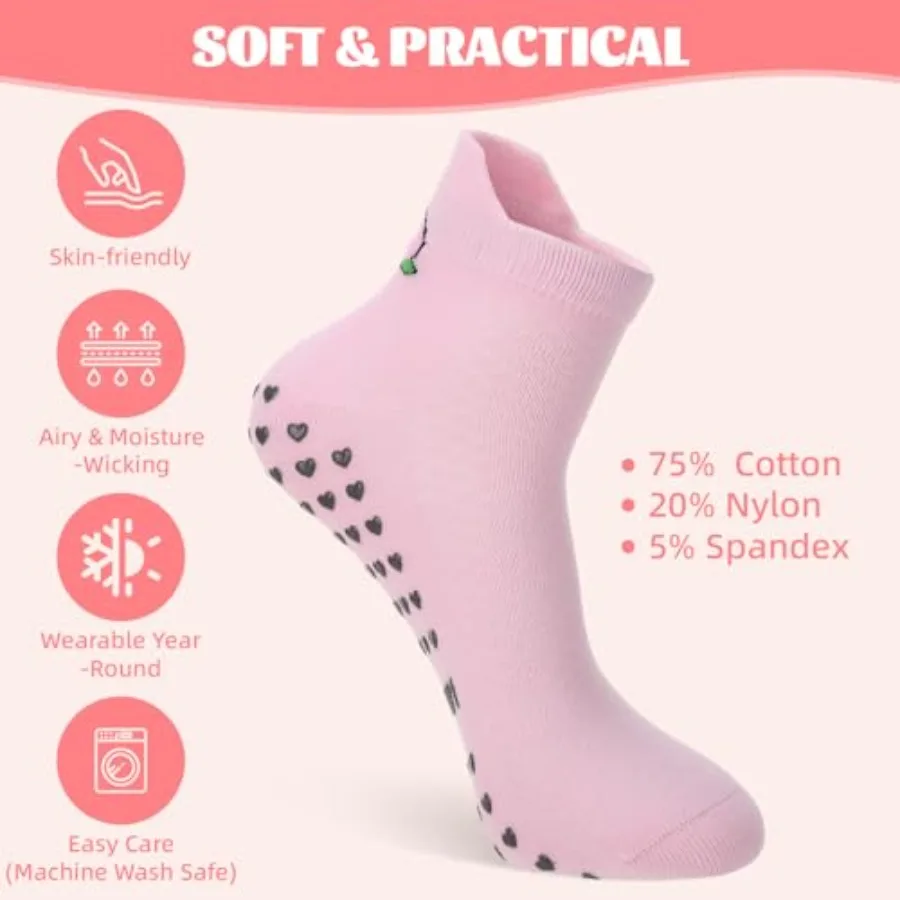 6 Pairs Pilates Socks with Gri – Grip Sock Yoga Bewertung und Preis