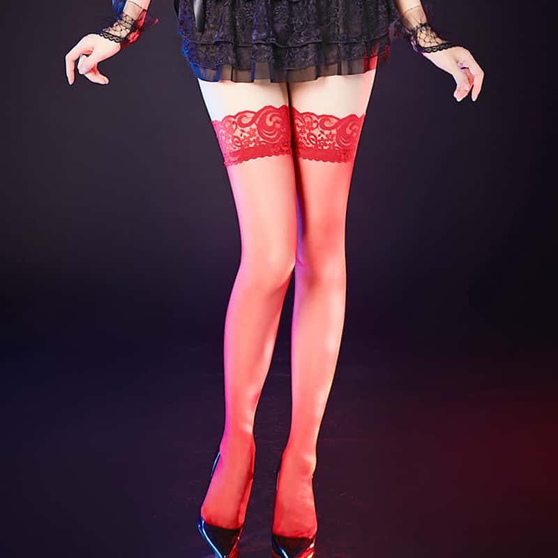 Thigh High Stripe Lace Stockin – Thigh High Sock Stay Up Bewertung und Preis