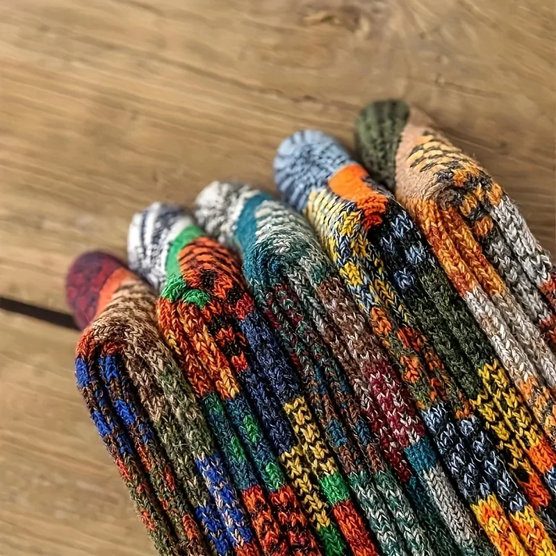 5 pairs of retro ethnic style  – Thermal Sock Winter Bewertung und Preis
