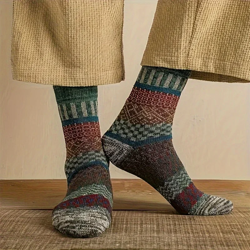 5 pairs of retro ethnic style  – Thermal Sock Winter Bewertung und Preis