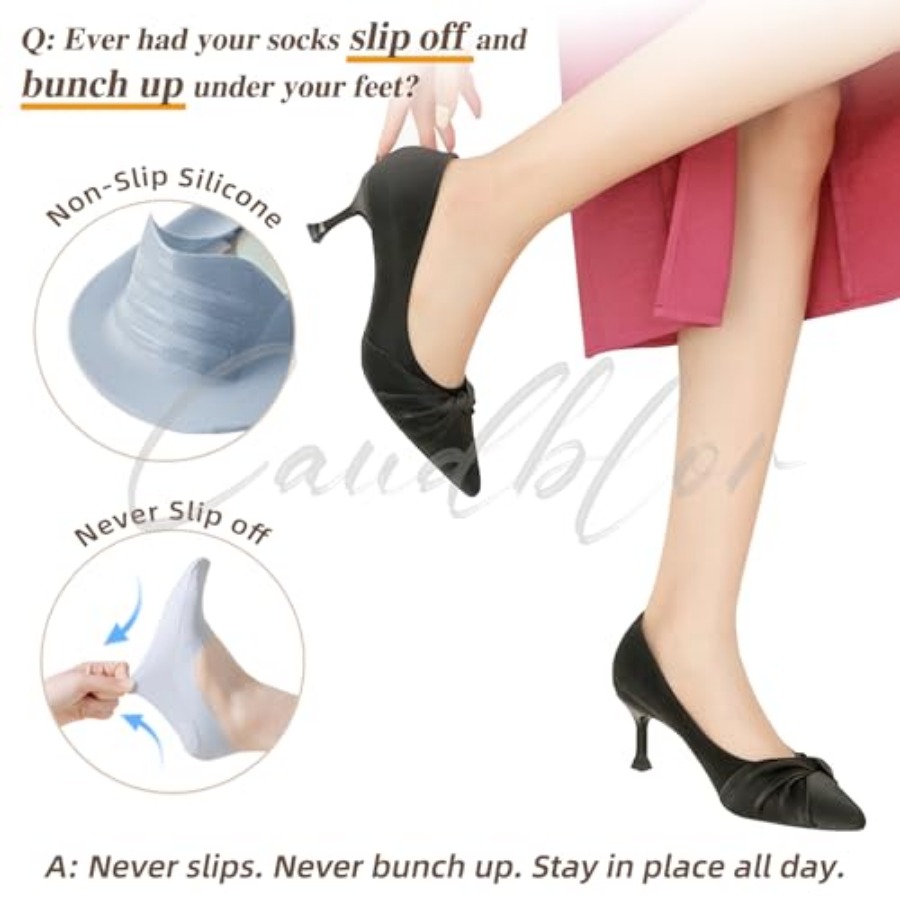 Caudblor Thin No Show Socks Wo – Invisibility Sock Loafer Bewertung und Preis