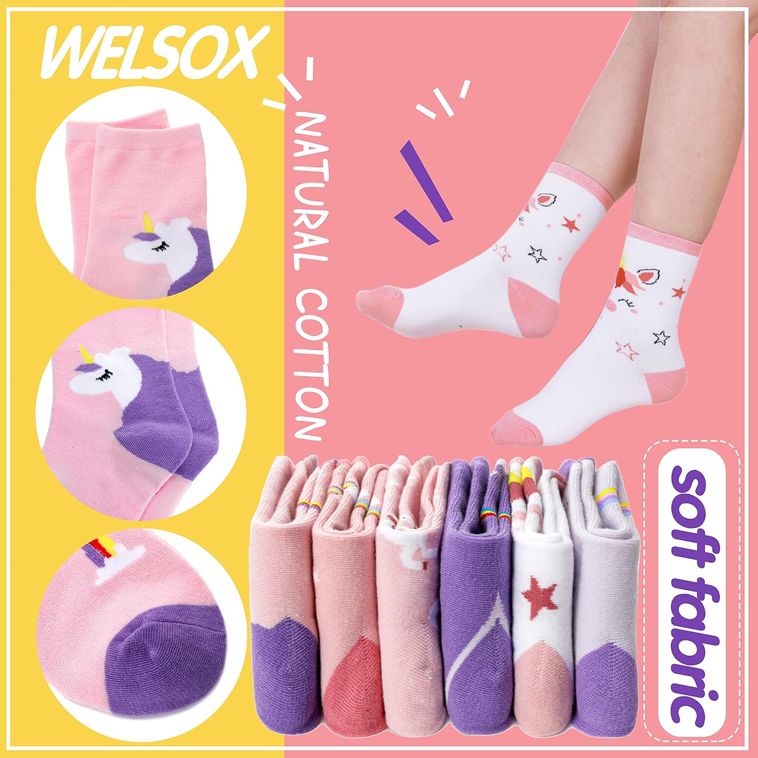 Unicorn Socks Gifts for Girls  – Silk Sock Bamboo Bewertung und Preis