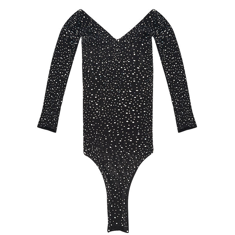 Women Rhinestone Glitter Bodys – Fishnet Stocking Women Bewertung und Preis