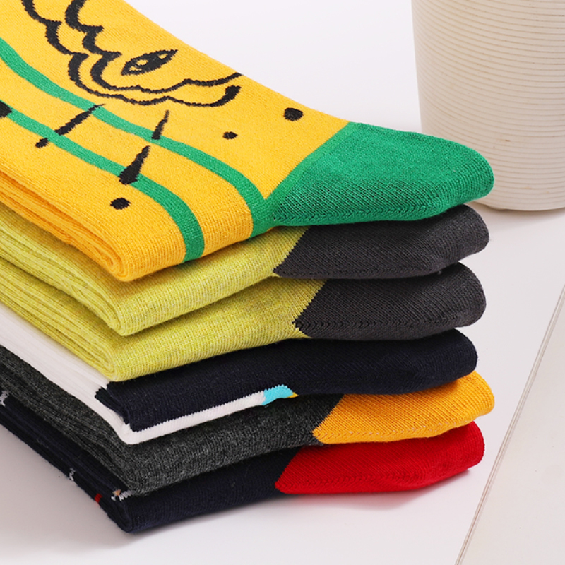 5Pairs Mens Fun Dress Socks, P – Cotton Crew Sock Pack Bewertung und Preis