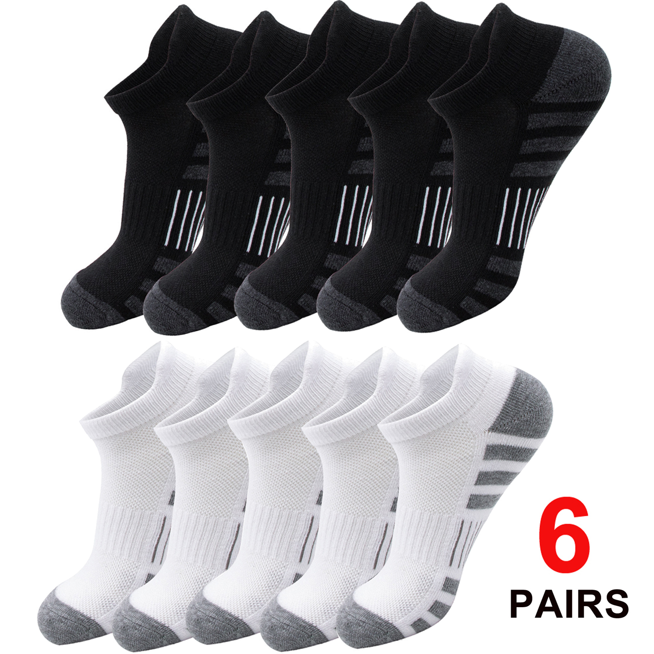 6/24 Pairs Cushioned Breathabl – No Show Sock Women Bewertung und Preis