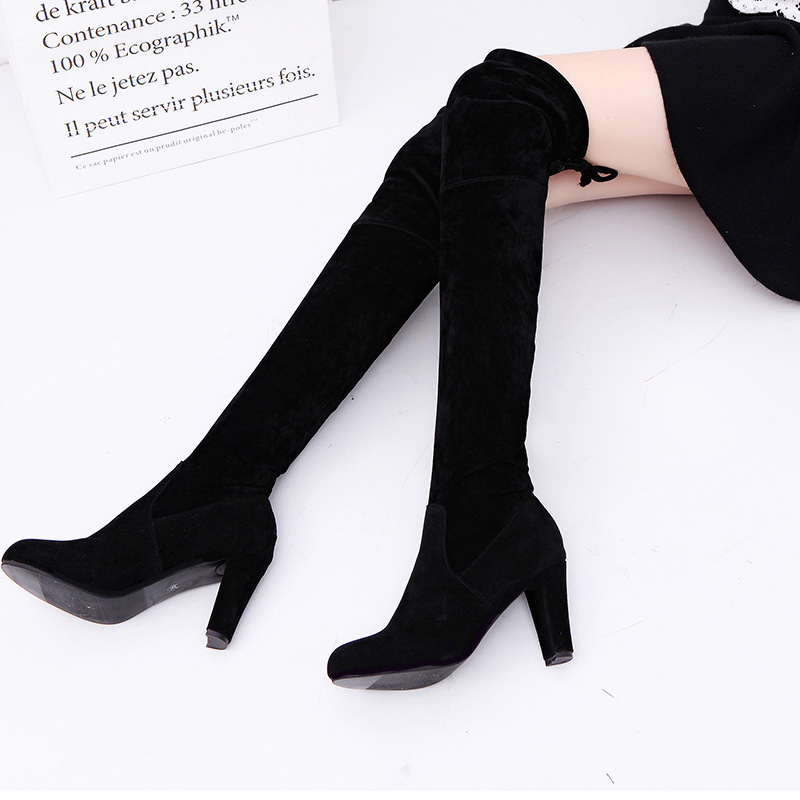 Women's Boots Stretch Fabric O – Knee High Sock Women Bewertung und Preis