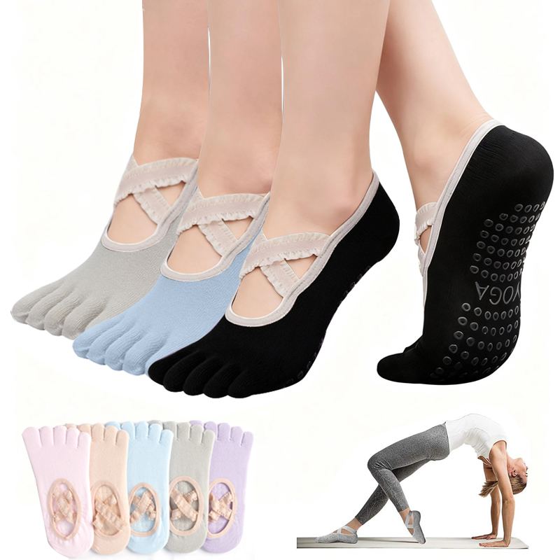 Ladies Non-Slip Pilates Socks  – No Show Sock Women Bewertung und Preis