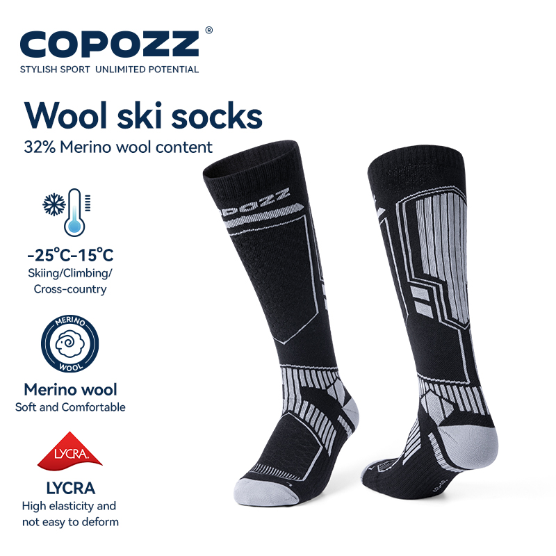 COPOZZ Merino Wool Winter Ski  – Thermal Sock Winter Bewertung und Preis