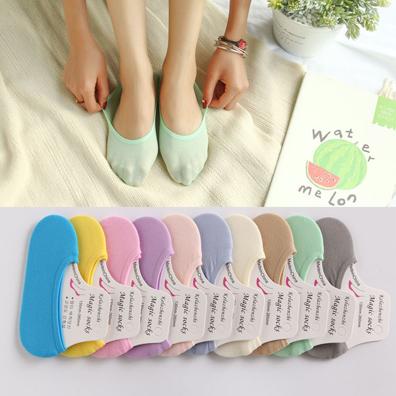 Summer Thin Colorful Girl Invi – Invisibility Sock Loafer Bewertung und Preis