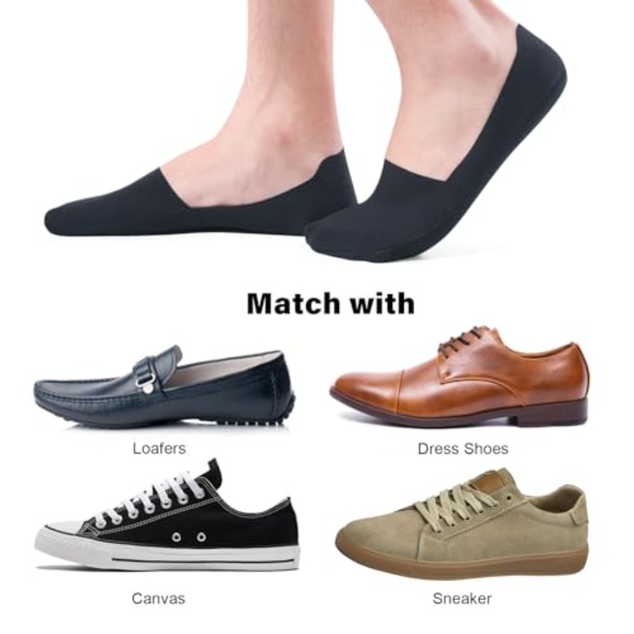 No Show Socks Men Nylon Non Sl – Invisibility Sock Loafer Bewertung und Preis