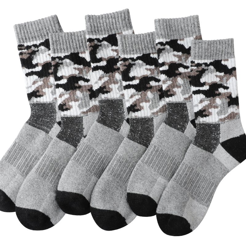 4Pairs Thick Gray Camouflage S – Wool Hiking Sock Bewertung und Preis
