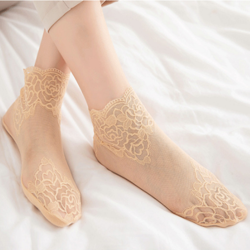 woman Lace rose thin socks Loa – Invisibility Sock Loafer Bewertung und Preis