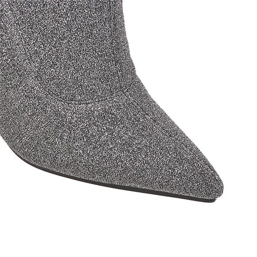 Plus Size Stretch Leopard Over – Knee High Sock Women Bewertung und Preis