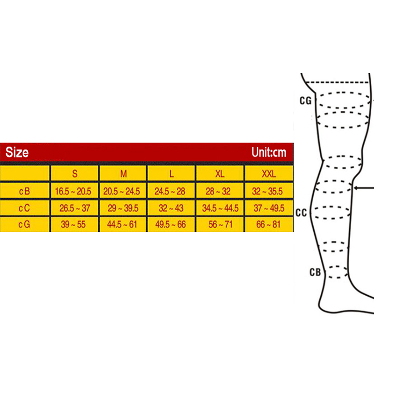 S-XL Compression Stockings Str – Compression Sleeve Calf Bewertung und Preis