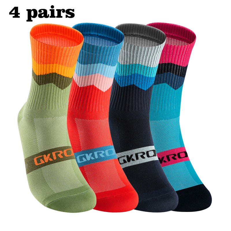 GKRQ 4 Pairs Bike Socks Men Nu – Compression Sock Medical Bewertung und Preis