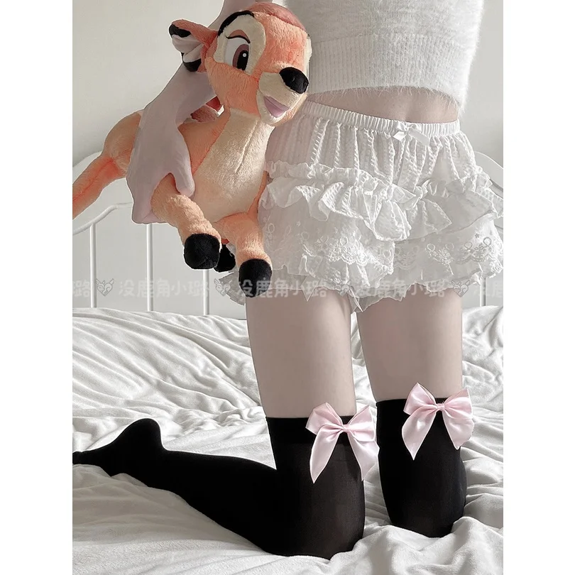 Sexy Women's Hosiery Pink Bow  – Thigh High Sock Stay Up Bewertung und Preis