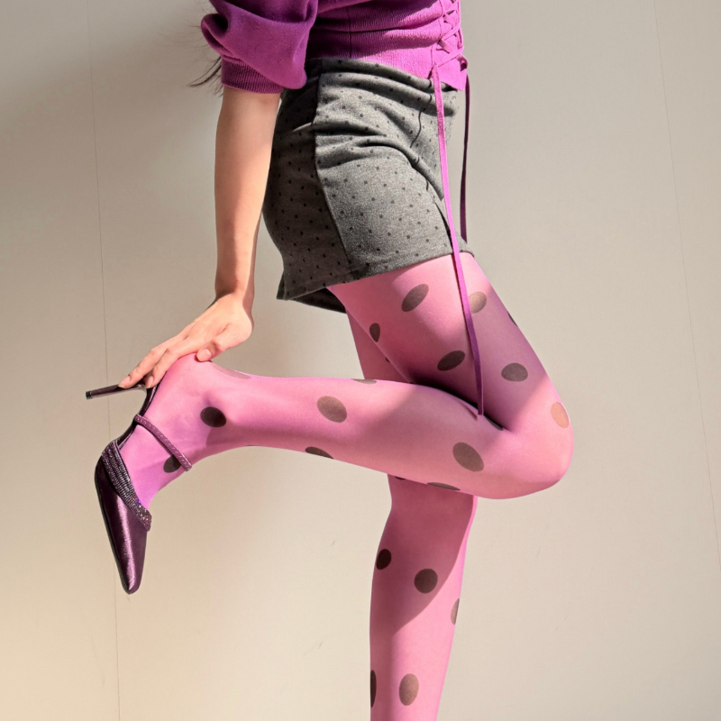 Retro Polka Dot Sheer Tights f – Tights Pantyhose Sheer Bewertung und Preis