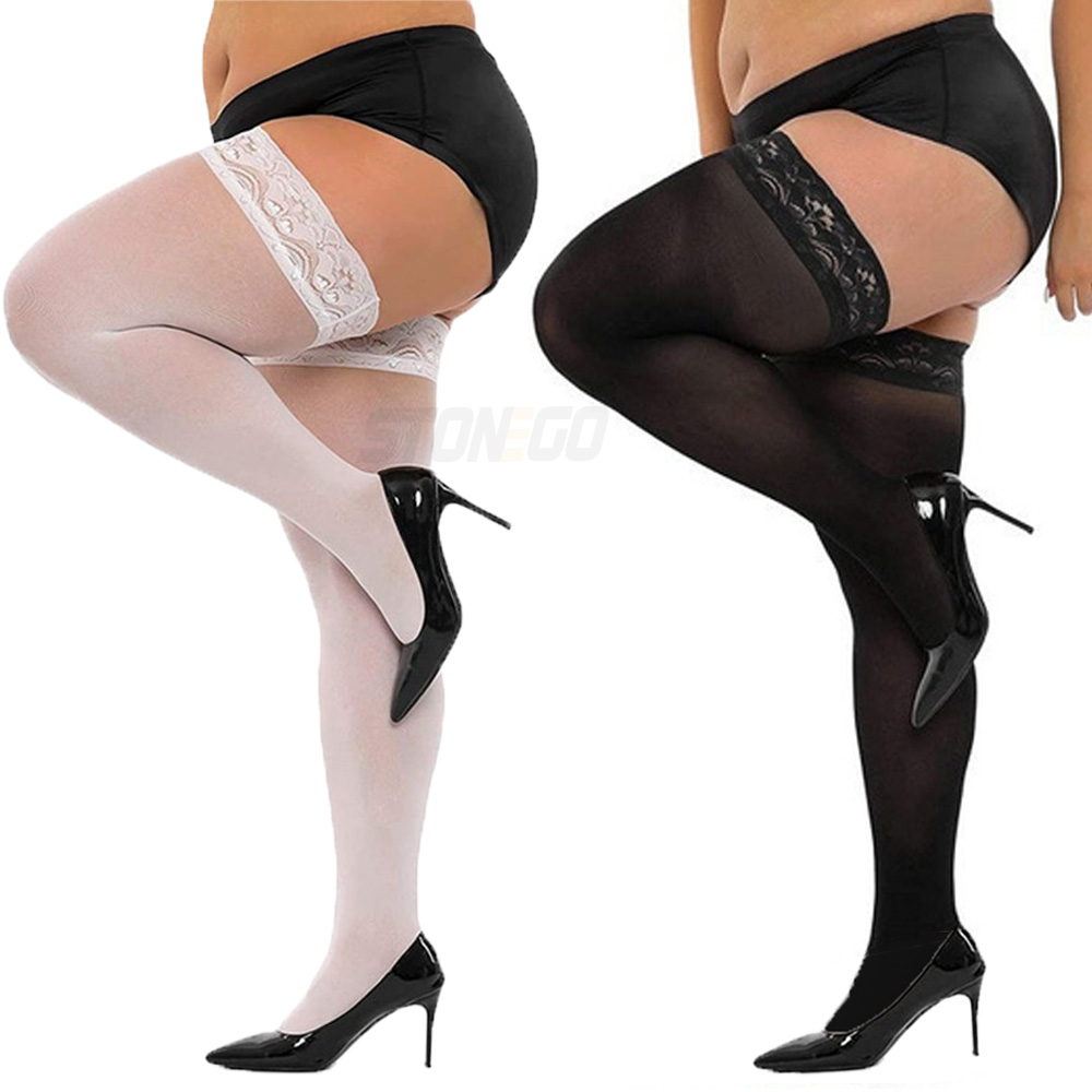 Plus Big Size Woman's Ultra-th – Thigh High Sock Stay Up Bewertung und Preis