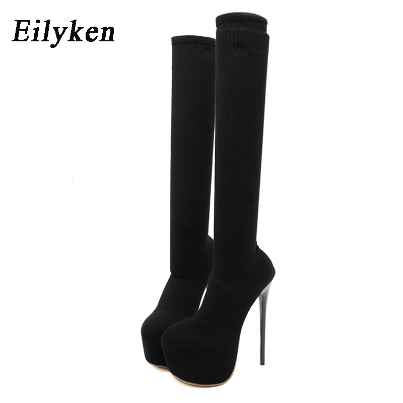 Eilyken Fashion Platform Stret – Knee High Sock Women Bewertung und Preis