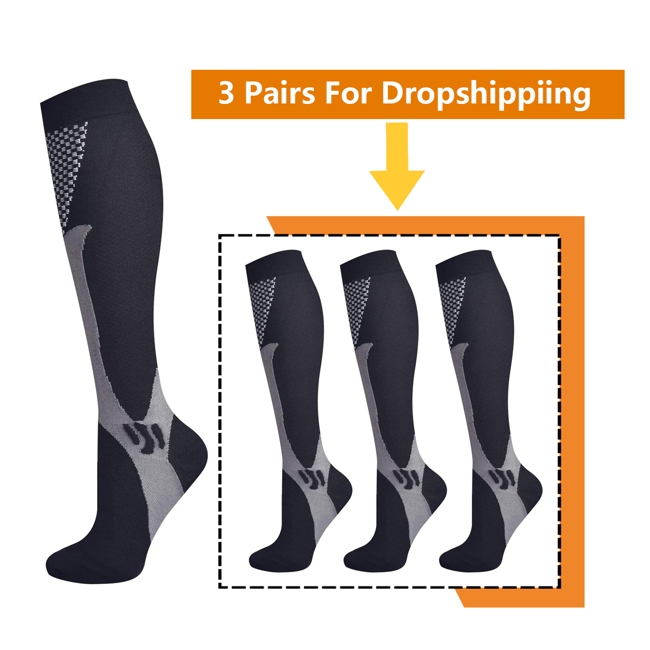 Brothock 3 Pairs For Dropshipp – Compression Sock Medical Bewertung und Preis