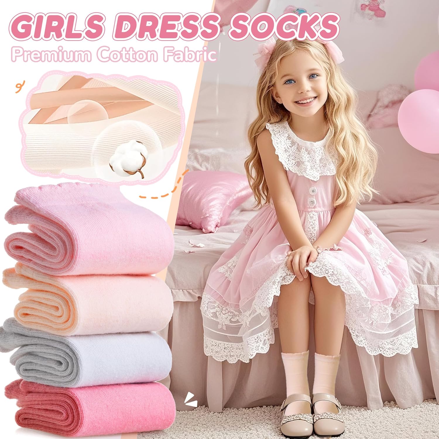 Girls Ruffle Crew Socks Little – Silk Sock Bamboo Bewertung und Preis