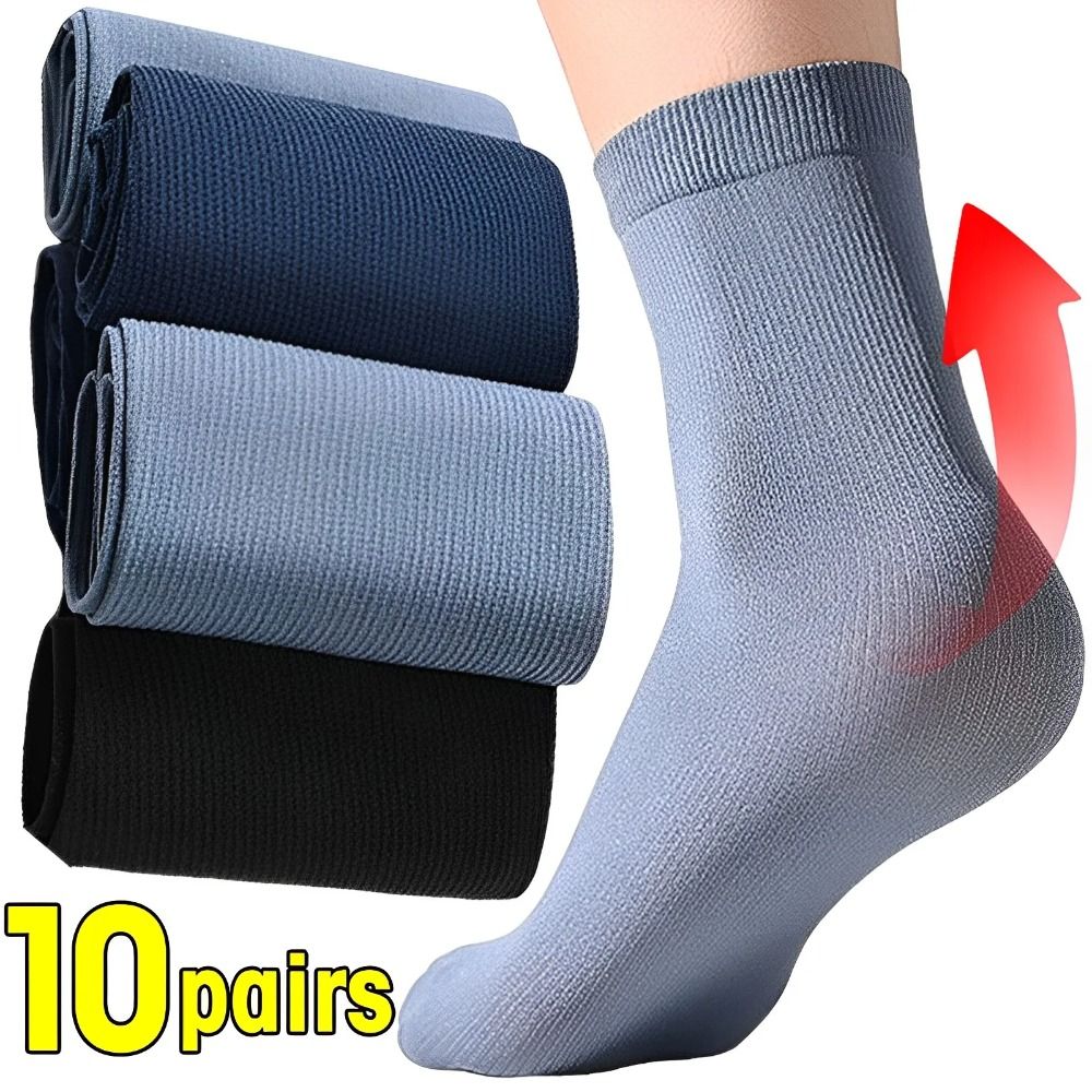 10pairs Men Ice Silk Socks Sum – Silk Sock Bamboo Bewertung und Preis