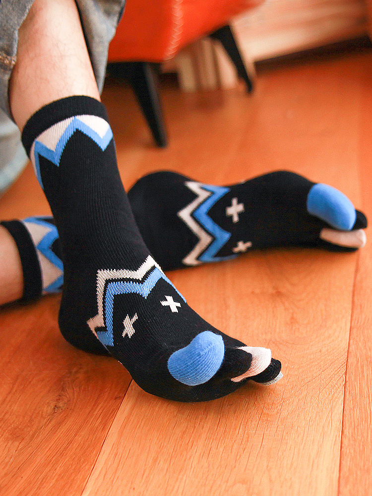 5 Pairs Four-season Pure Cotto – Toe Sock Split Bewertung und Preis