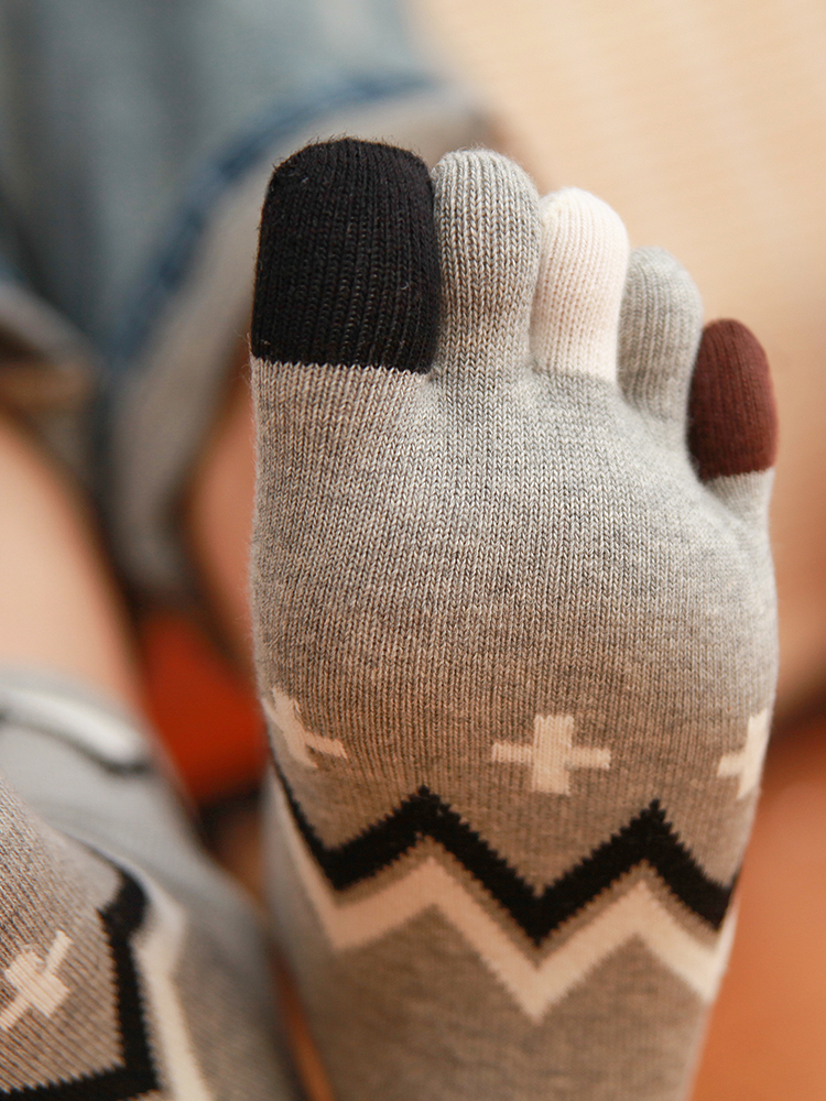 5 Pairs Four-season Pure Cotto – Toe Sock Split Bewertung und Preis