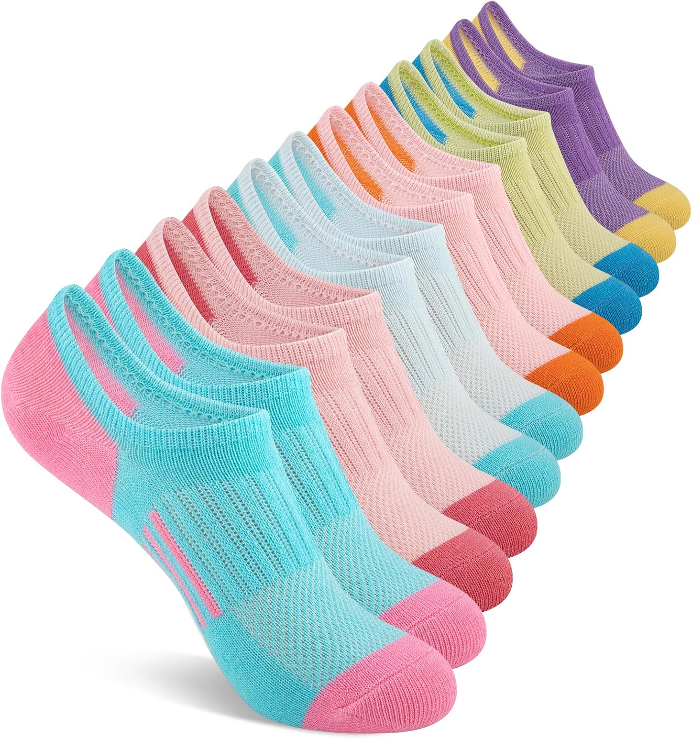 12 Pairs Girls No Show Socks C – Silk Sock Bamboo Bewertung und Preis