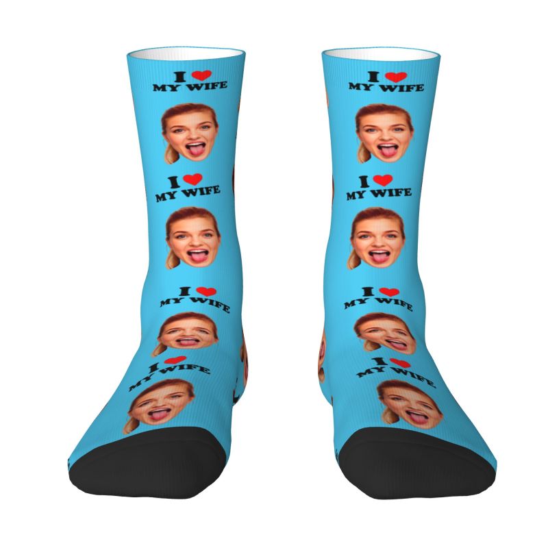 I Love My Wife Personalized Fa – Dress Sock Men Bewertung und Preis