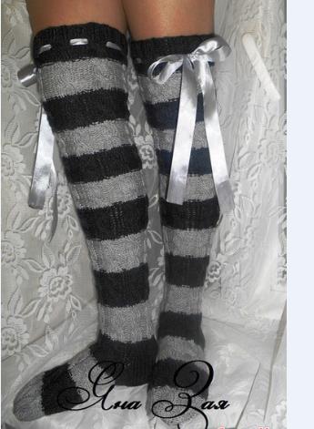 Women Thigh-high Knit Stocking – Thigh High Sock Stay Up Bewertung und Preis