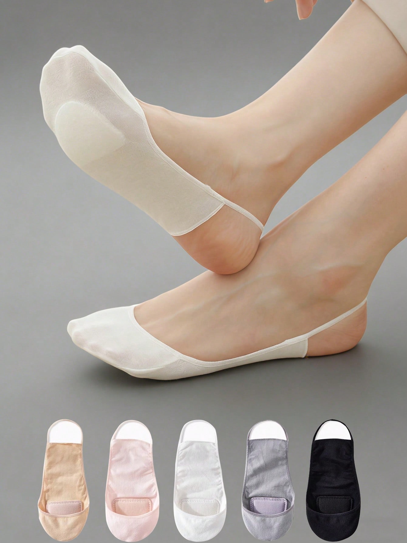 1/5/10Pairs Women Thin Summer  – Invisibility Sock Loafer Bewertung und Preis