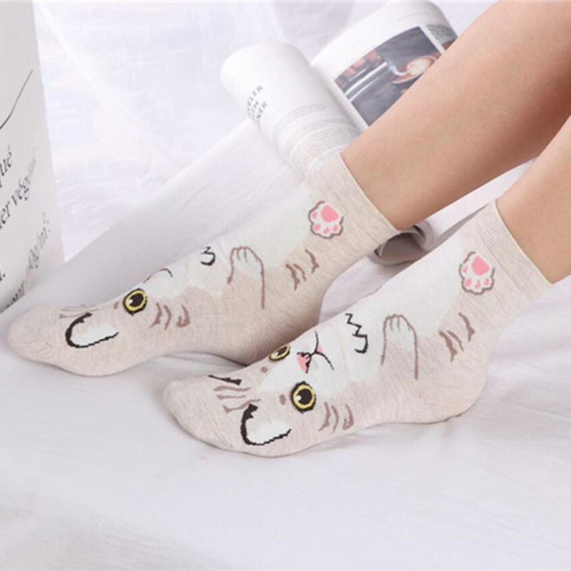 5 Pairs/pack Funny Cartoon Dog – Cotton Crew Sock Pack Bewertung und Preis