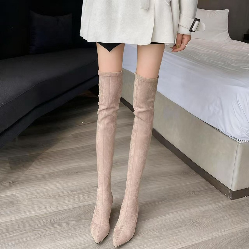 Sexy Women's Boots Pointed Toe – Knee High Sock Women Bewertung und Preis