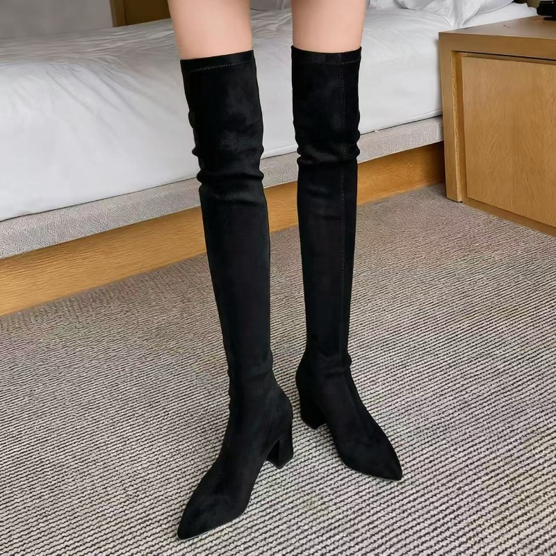 Sexy Women's Boots Pointed Toe – Knee High Sock Women Bewertung und Preis