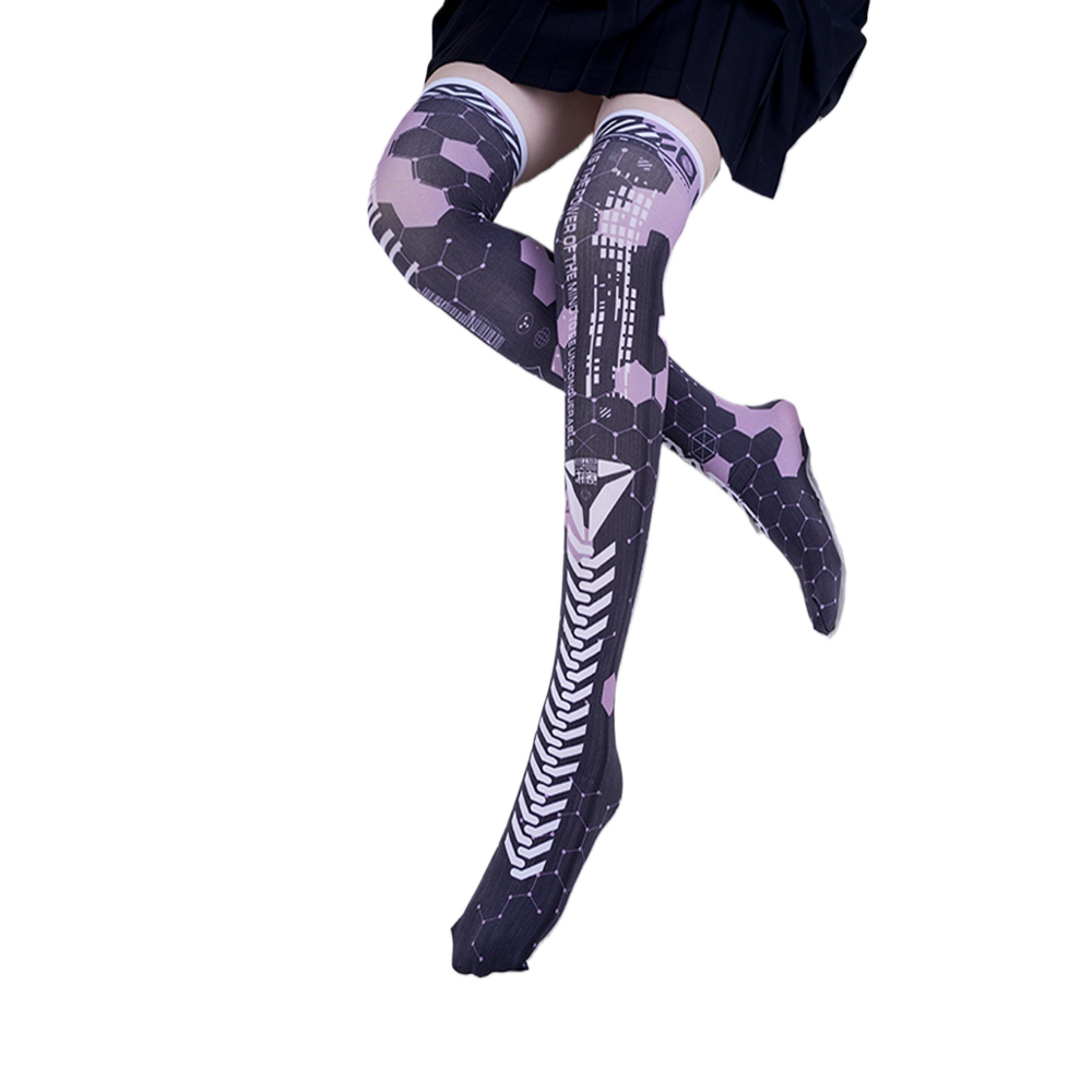 Anime Game Robot AI Mech Stock – Knee High Sock Women Bewertung und Preis