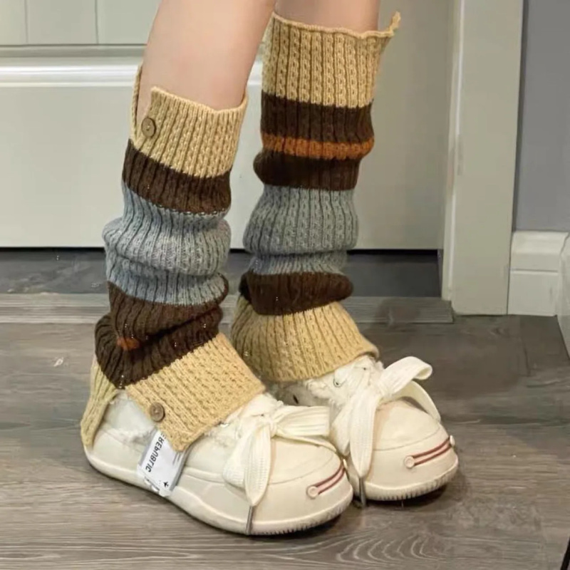 New ​Y2K Knitted Leg Warmers V – Boot Sock Slouchy Bewertung und Preis