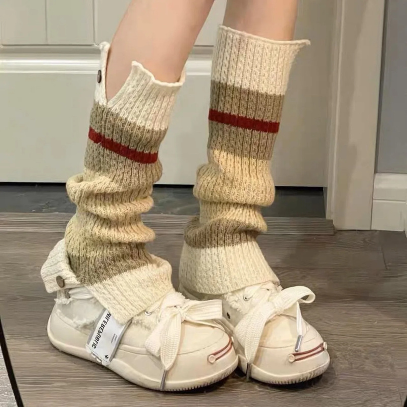 New ​Y2K Knitted Leg Warmers V – Boot Sock Slouchy Bewertung und Preis