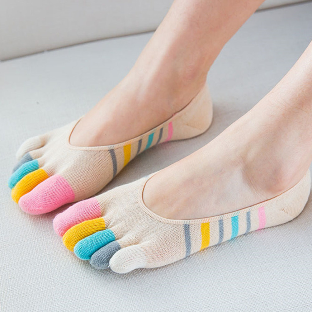 5Pairs Yoga Toe Socks Women Lo – Invisibility Sock Loafer Bewertung und Preis