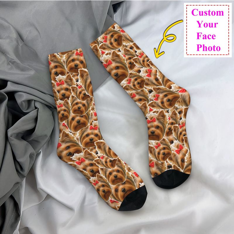 Cute Mens Personalized Dog Fac – Dress Sock Men Bewertung und Preis