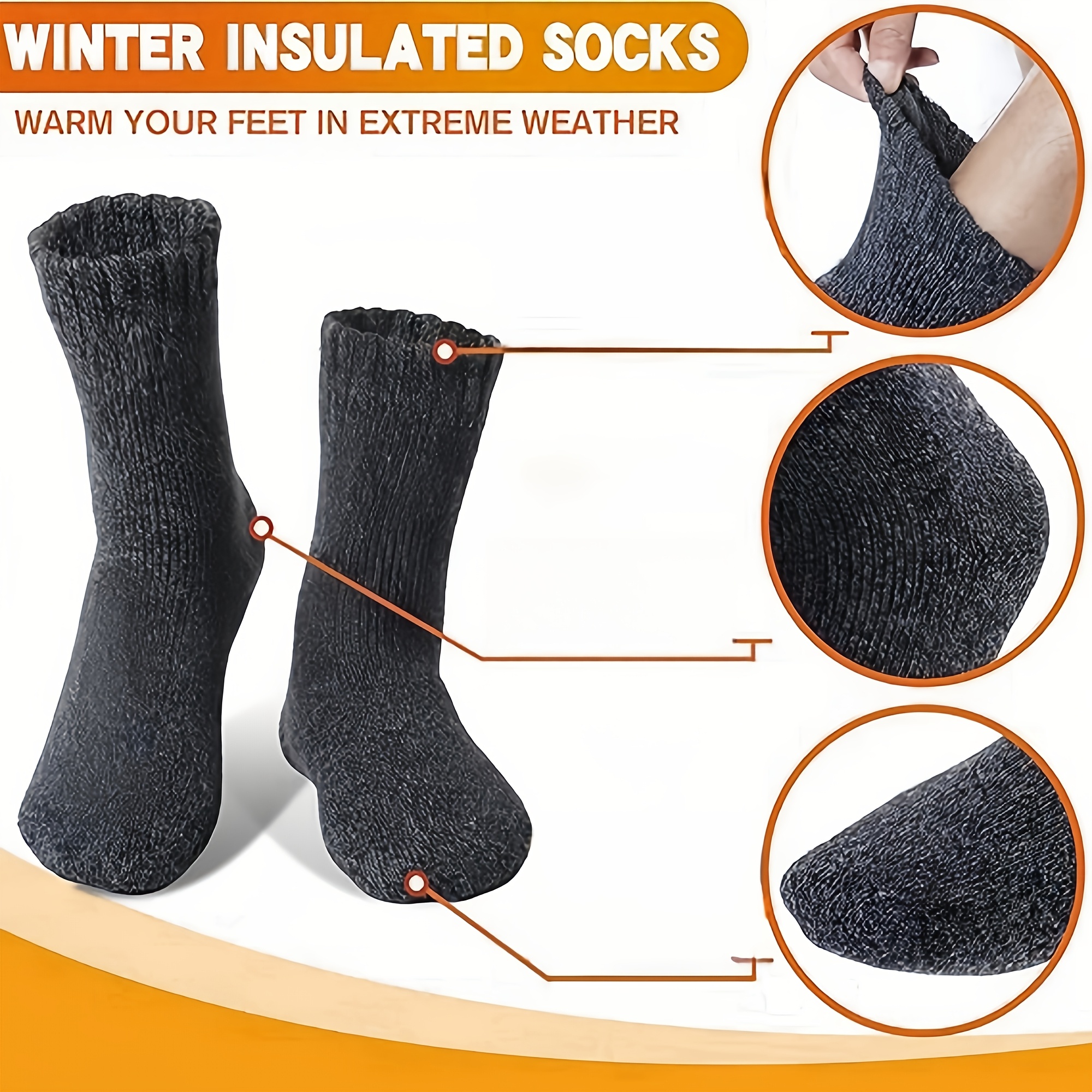 Three Pairs of Men'S Black Soc – Thermal Sock Winter Bewertung und Preis
