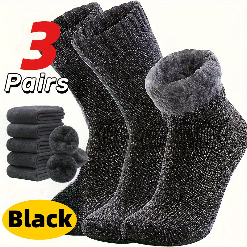 Three Pairs of Men'S Black Soc – Thermal Sock Winter Bewertung und Preis