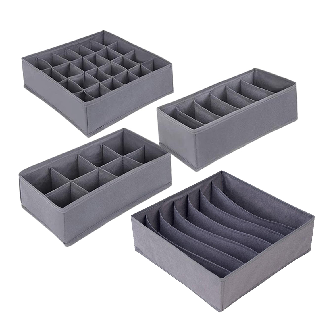 6/7/8/24 Grids Foldable Fabric – Sock Organizer Tray Bewertung und Preis