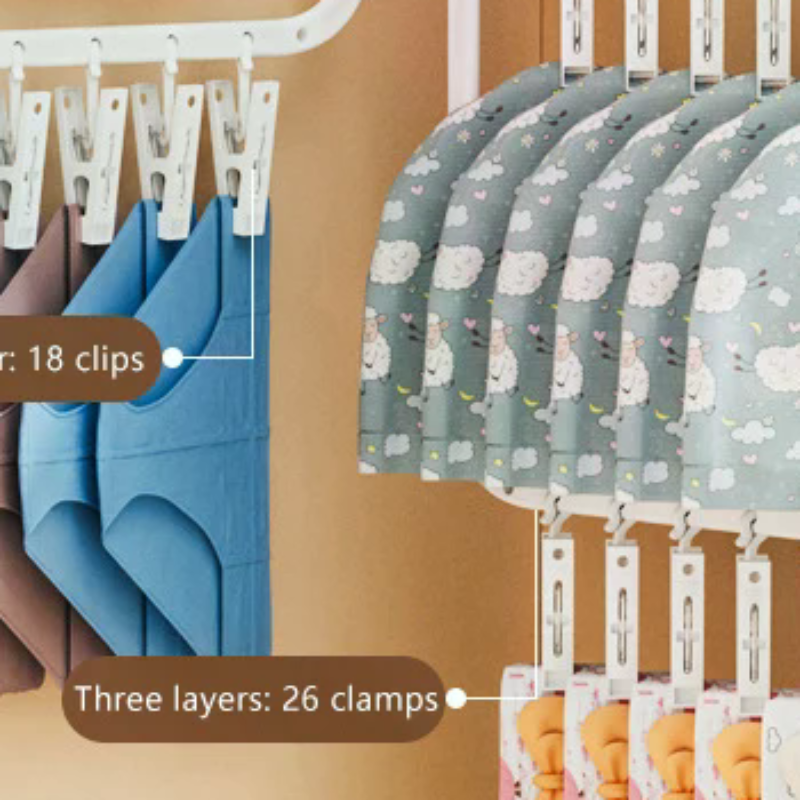 Multi-clip Sock Drying Rack Mu – Sock Organizer Tray Bewertung und Preis
